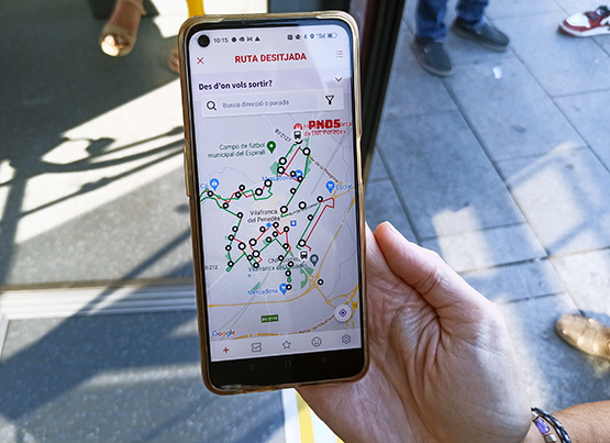 El bus urbà de Vilafranca estrena una app per sol·licitar parada i rebre informació