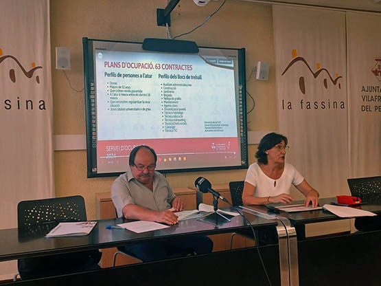 El Servei d’Ocupació de Vilafranca preveu formar unes 450 persones i contractar unes 90 en plans d’ocupació