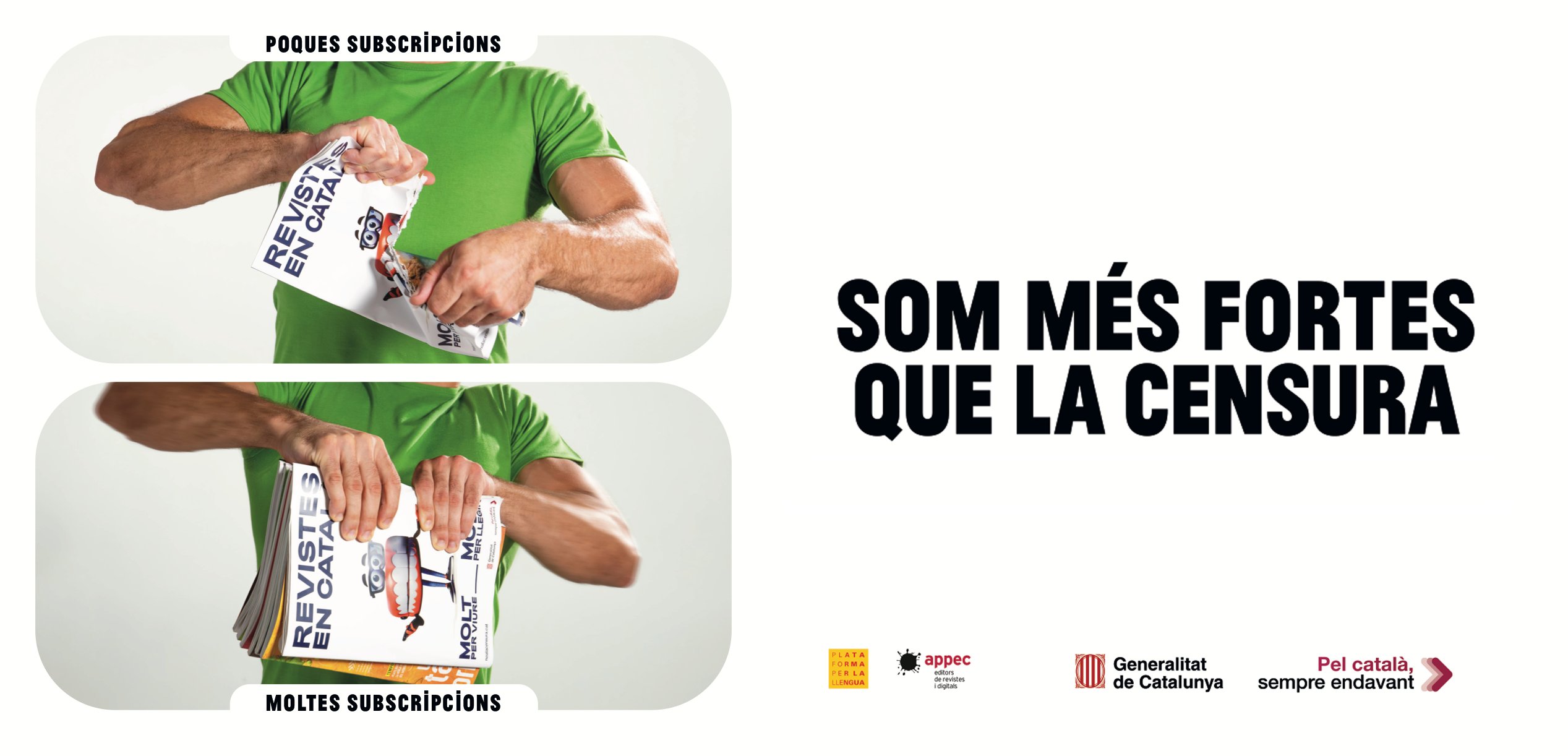 La campanya per fomentar la lectura de revistes en català suma mig miler de subscripcions en menys d’un mes