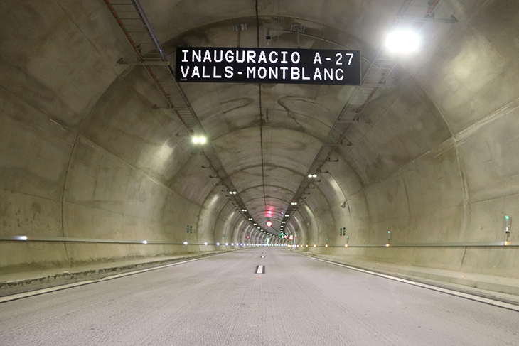 Inaugurat el túnel del coll de Lilla de l’A-27 que connecta el Camp de Tarragona amb la Conca de Barberà