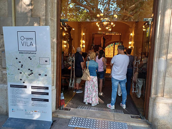 La sisena edició de l’Obrim Vilafranca va rebre 2.750 visitants