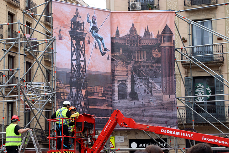 El pessebre de la Plaça Sant Jaume reinterpreta en clau barcelonina contemporània la tradició del pessebre napolità