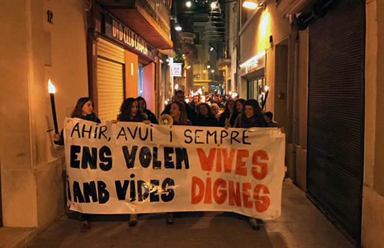 L’Alt Penedès commemora el 25N, Dia per l’Erradicació de les Violències vers les Dones