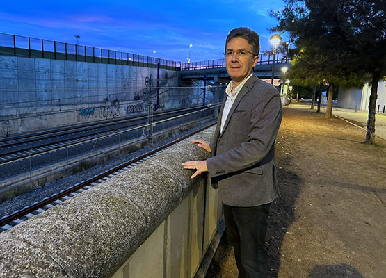 La cobertura de la via fins al pont de Moja serà la inversió més important al barri del Poble Nou els propers anys