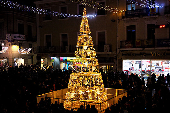 Vilafranca encendrà aquest divendres les més de 300 llums de Nadal de la ciutat