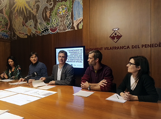 Impulsen la primera promoció d’habitatge cooperatiu a Vilafranca