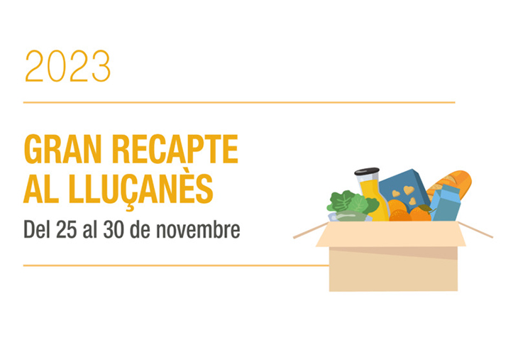 Del 25 al 30 de novembre torna el gran recapte d’aliments del Lluçanès