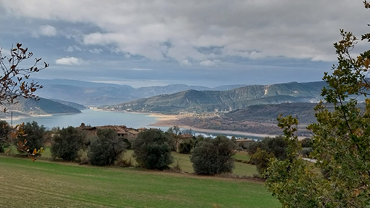 Les pluges dels darrers dies es fan notar als embassaments de la conca del Segre