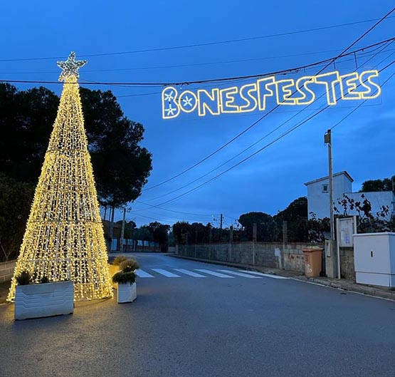 Avinyonet del Penedès encendrà avui els llums dels arbres de Nadal de tots els nuclis