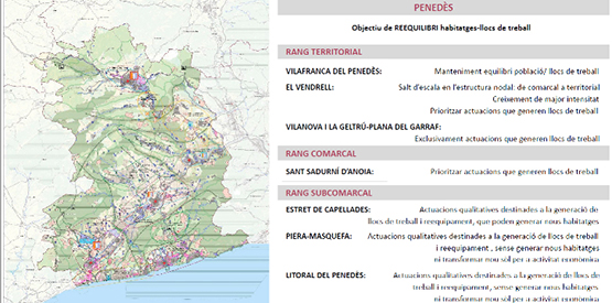 El Govern de la Generalitat completa el planejament territorial de Catalunya al Penedès