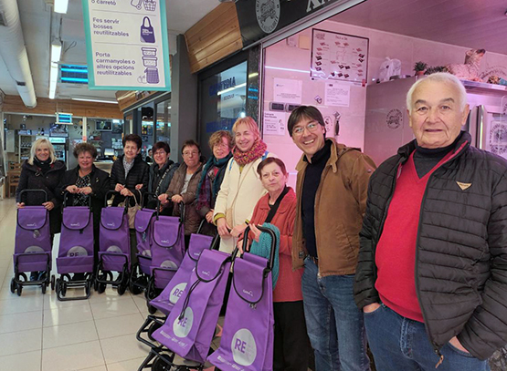 Es lliuren 40 carretons per celebrar els 40 anys del Mercat de Sant Salvador de Vilafranca
