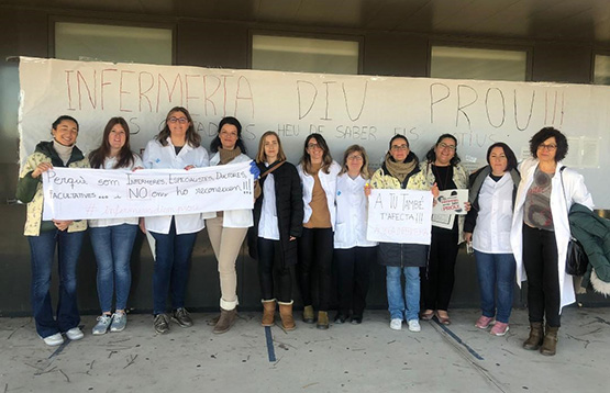Les infermeres d’atenció primària i pediatria inicien una vaga indefinida