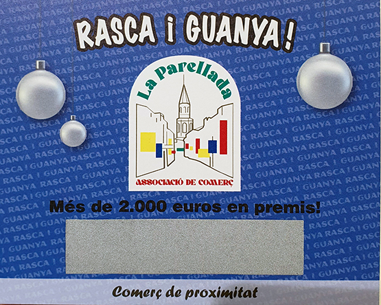 Divuit botigues de la Parellada repartiran 2.000 euros en premis en butlletes ‘rasca i guanya’