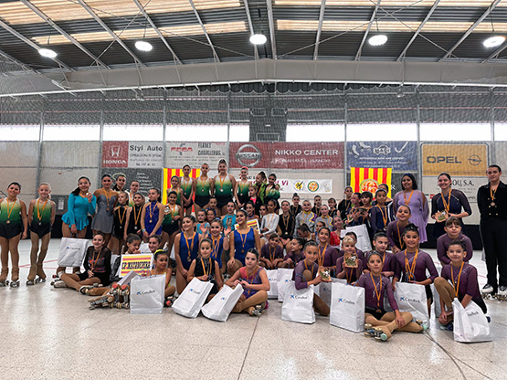 Més de 200 patinadors i patinadores van lluir-se al Trofeu del Vi, celebrat el cap de setmana passat a Vilafranca