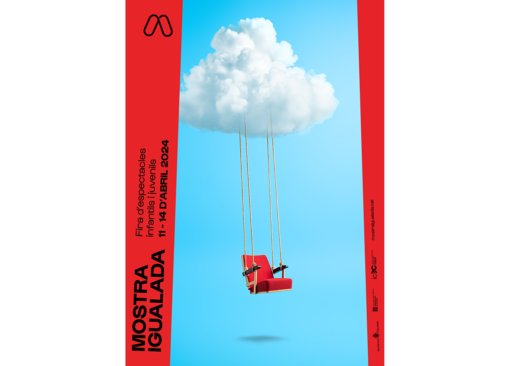 Una peça de poesia visual protagonitzada per una butaca és la imatge de la 35a edició de Mostra Igualada
