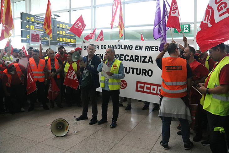 Iberia reubica en altres vols el 80,2% dels passatgers afectats per la vaga dels treballadors de ‘handling’