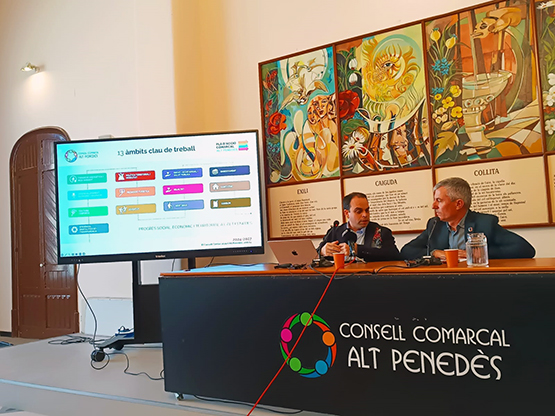 Es presenta el Pla d’Acció Comarcal Alt Penedès 2024-2027, que inclou 13 àmbits clau de treball i 10 objectius estratègics