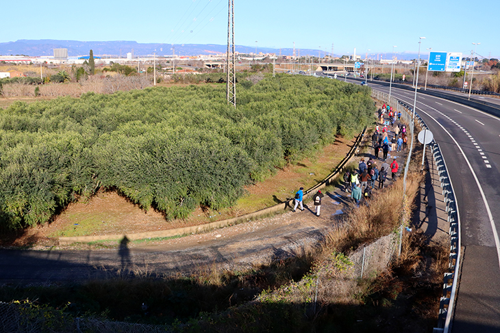 Una setantena de persones participen en una caminada per recordar i posar en valor l’horta de Tarragona