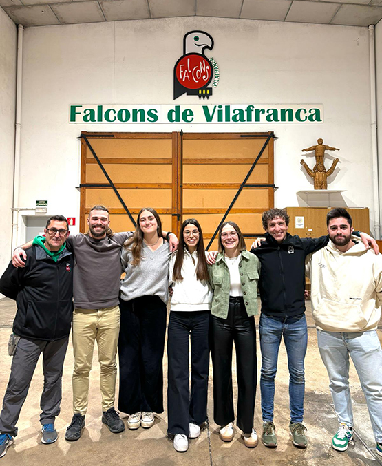 Els Falcons de Vilafranca renoven la junta, que presideix Carlota Castellano