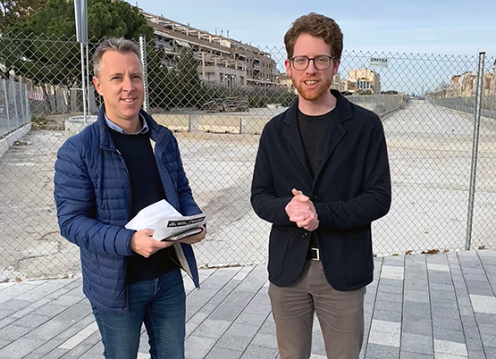 ERC de Vilafranca proposa obrir la llosa de la via amb usos provisionals