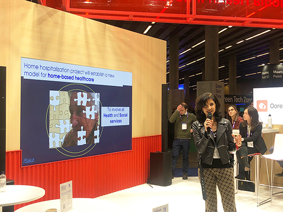 El Consorci Sanitari Alt Penedès-Garraf presenta el “Projecte d’hospitalització a domicili evolucionada als nous temps” al Mobile World Congress
