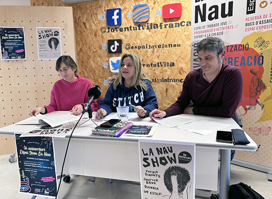 L’Espai Jove La Nau de Vilafranca celebra 5 anys el proper dia 23