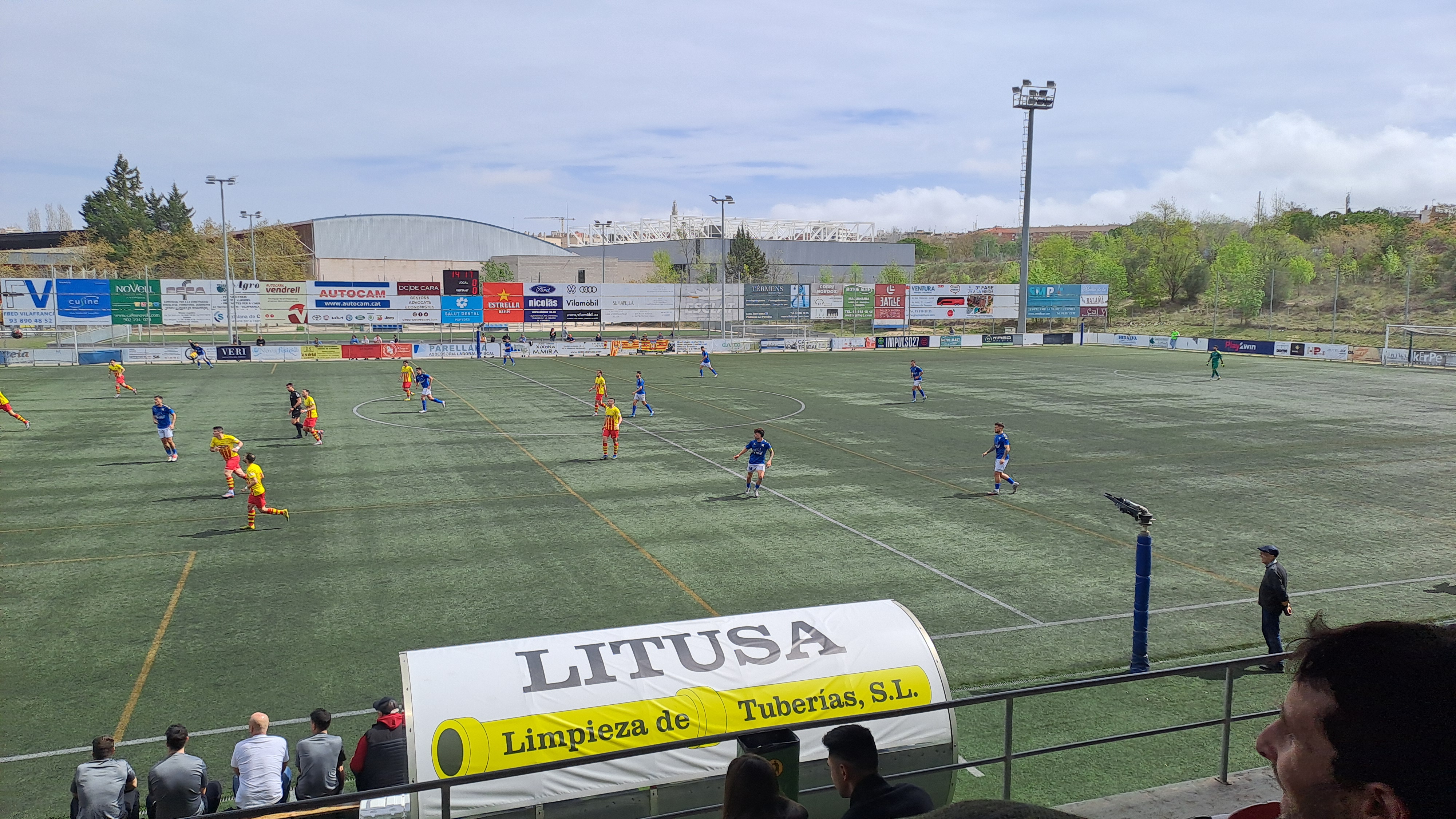 El FC Vilafranca empata amb la FE Grama i continua sense aixecar el cap