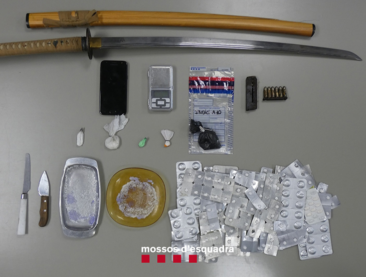 Els Mossos d’Esquadra detenen dues persones i desarticulen un punt de venda de droga a la Seu d’Urgell