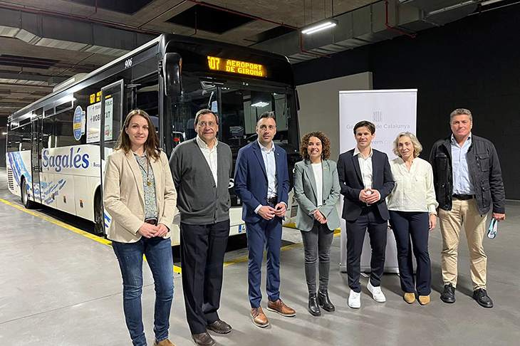 Territori posa en marxa la llançadora entre Girona i l’aeroport amb fins a 21 busos al dia per sentit