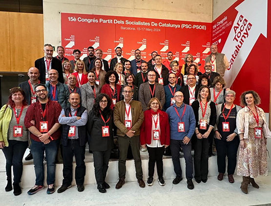 La Federació Socialista de l’Alt Penedès-Garraf reforça la seva presència a la direcció del PSC