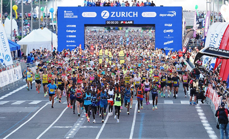 Mor un home després de patir una aturada cardiorespiratòria al final de la Marató de Barcelona