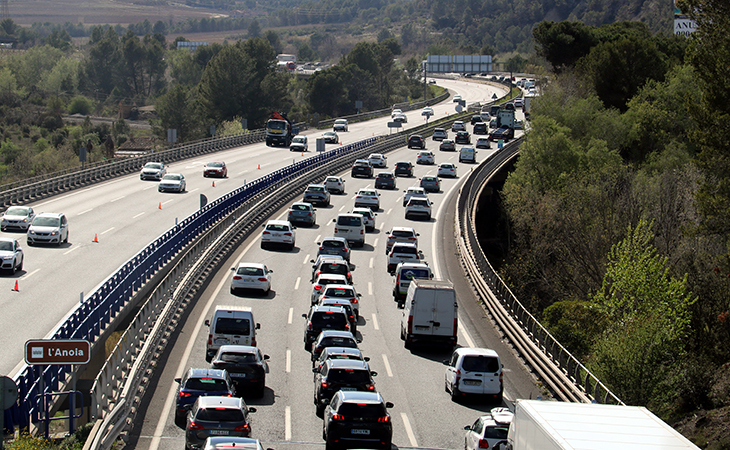 Uns 255.000 vehicles surten de l’àrea metropolitana de Barcelona amb motiu de l’operació sortida de Setmana Santa
