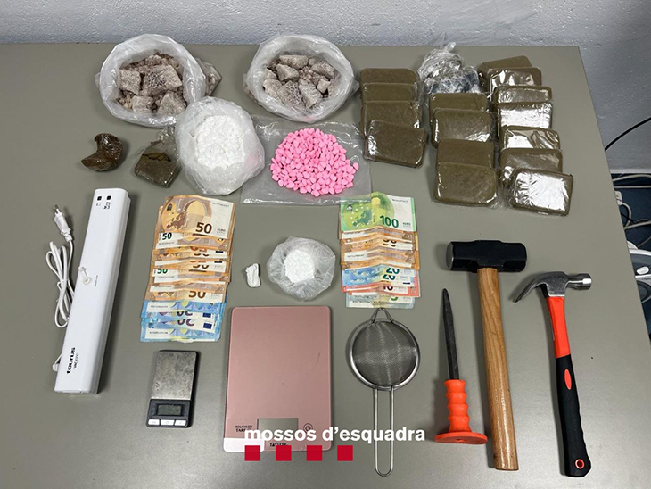 Els Mossos desarticulen un grup dedicat al tràfic de drogues que s’havia establert a la Val d’Aran