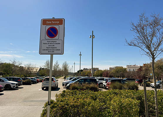A partir del 2 d’abril es posarà en marxa a Vilafranca la zona taronja d’estacionament