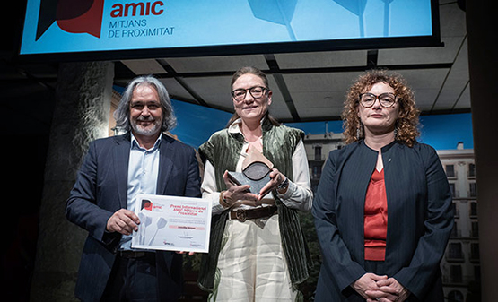 Ametller Origen rep el Reconeixement a la Qualitat de la Publicitat emmarcada a la Proximitat del Premi Internacional AMIC