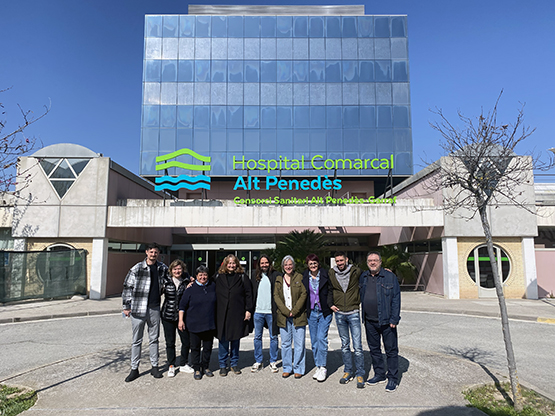 El diputat de sanitat Jordi Albert s’interessa per les problemàtiques de l’Hospital Comarcal de l’Alt Penedès