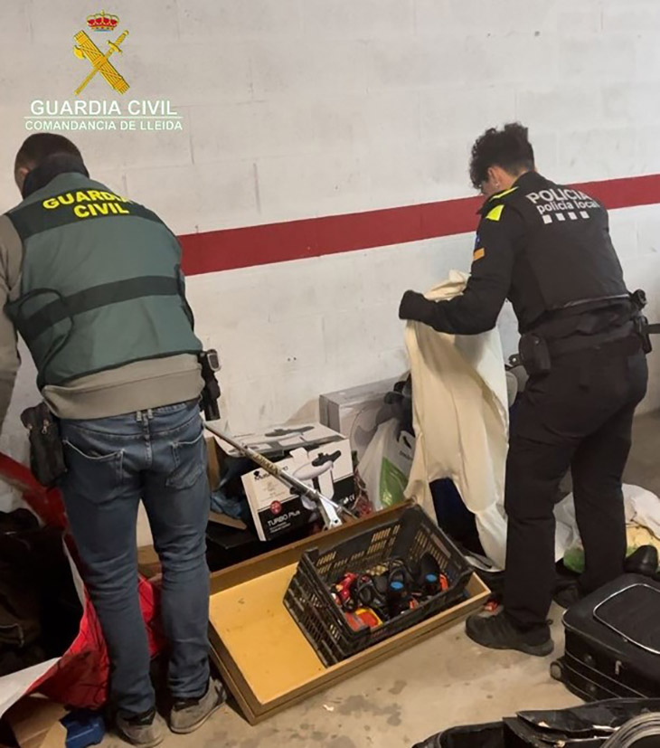 L’operació policial contra el tràfic de drogues a Almacelles acaba amb 8 detinguts