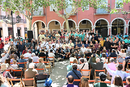 Els Castellers de Vilafranca s’exhibeixen el Dia del Graller