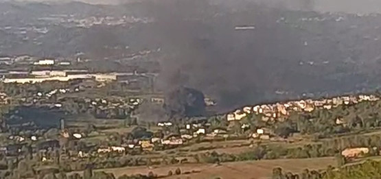 Un incendi ha bloquejat aquesta tarda l’R4 de Rodalies al Penedès
