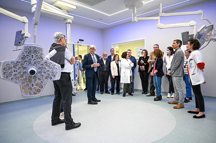 L’ampliació del bloc quirúrgic de l’Hospital Santa Caterina entrarà en funcionament a finals d’any a mig rendiment