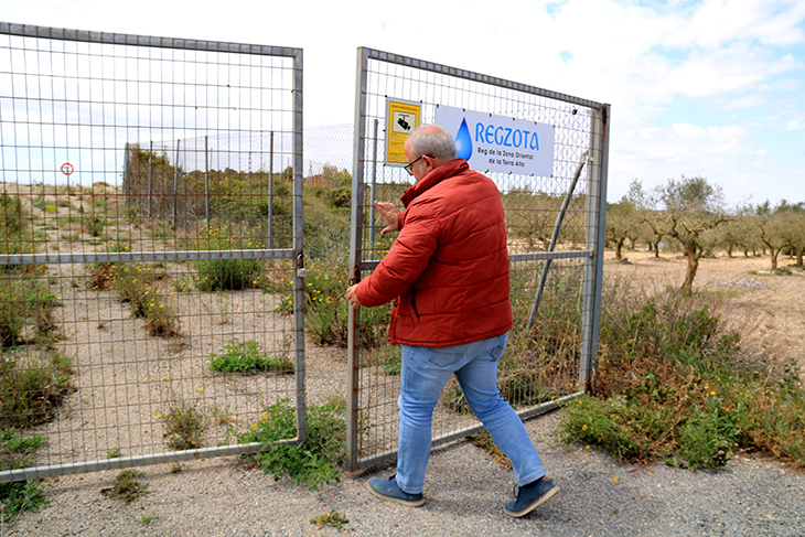 La planta solar del reg de la Terra Alta es construirà l’any que ve i permetrà un estalvi energètic del 70%