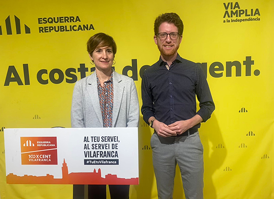 ERC-100xCent Vilafranca proposa accions per “embellir i harmonitzar” el centre comercial i garantir l’ús del català en els establiments