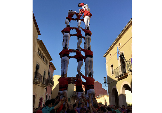 Els Xicots van portar els seus castells de 7 i mig a Altafulla