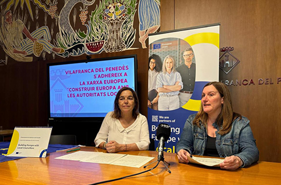 Vilafranca del Penedès s’adhereix a la xarxa europea “Construir Europa amb les autoritats locals”