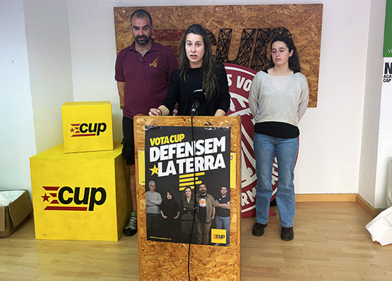 La CUP Vilafranca proposa defensar la pagesia amb una política alimentària pròpia