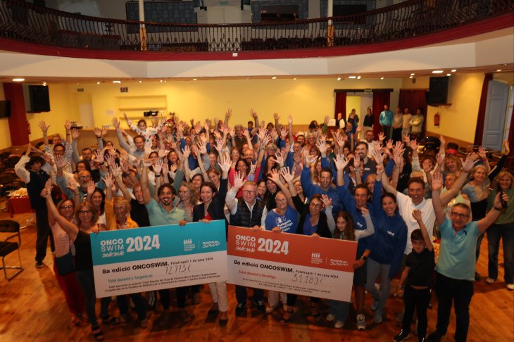 La 8a Oncoswim recapta més de 100.000 euros per a la recerca del càncer de mama triple negatiu i l’ajuda als malalts