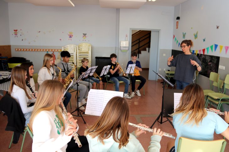 L’escola de música de les Borges Blanques alerta d’una davallada d’alumnes d’instruments de vent arran de la pandèmia