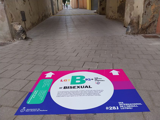 L’Ajuntament de Sant Quintí instal·la un itinerari per conscienciar sobre la diversitat del col·lectiu LGTBIQ+