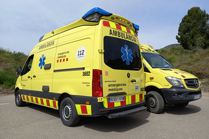 Mor el conductor d’un turisme en un xoc frontal a l’N-II al Far d’Empordà