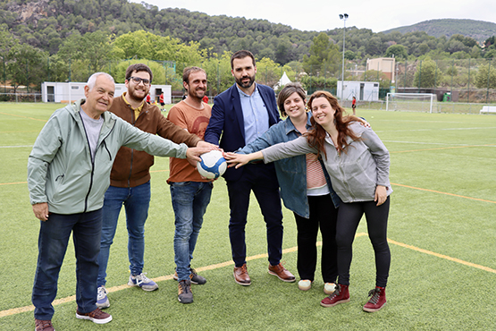 La Diputació de Barcelona invertirà més de mig milió d’euros en els vestidors del camp de futbol de Sant Quintí de Mediona